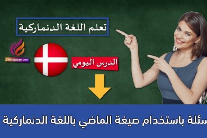 أسئلة باستخدام صيغة الماضي باللغة الدنماركية 2