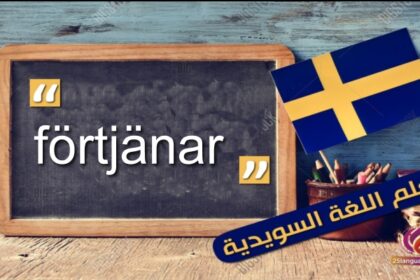 الفعل förtjänar وعبارات في الطائرة في اللغة السويدية
