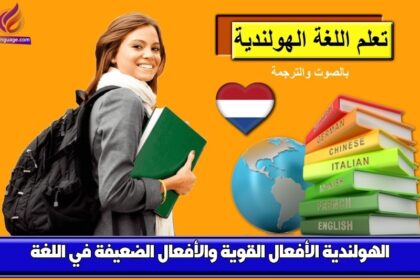 الأفعال القوية والأفعال الضعيفة في اللغة الهولندية