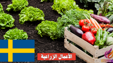 عبارات الأعمال الزراعية باللغة السويدية