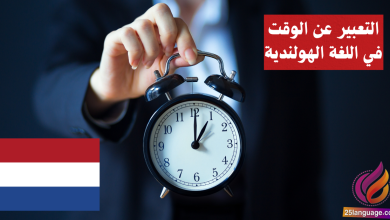 التعبير عن الوقت في اللغة الهولندية