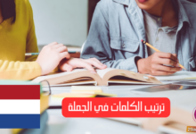 ترتيب الكلمات في الجملة الفرعية في اللغة الهولندية