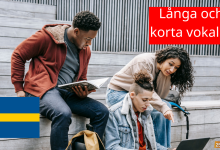 التمييز بين الحركات الطويلة والقصيرة (Långa och korta vokaler) في اللغة السويدية