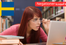 النفي (Negationer) في اللغة السويدية