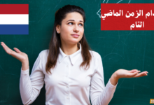 استخدام الزمن الماضي التام في اللغة الهولندية