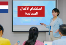 استخدام الأفعال المساعدة في اللغة الهولندية