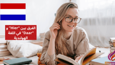 الفرق بين Hier و Daar في اللغة الهولندية