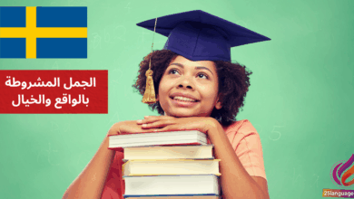 الجمل المشروطة بالواقع والخيال Reella och irreella villkorssatser في اللغة السويدية