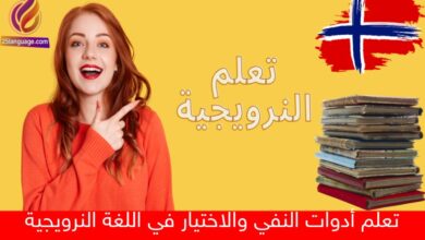 تعلم أدوات النفي والاختيار في اللغة النرويجية