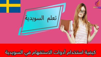 كيفية استخدام أدوات الاستفهام في السويدية