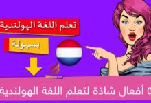 5 أفعال شاذة لتعلم اللغة الهولندية