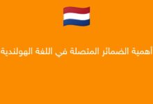 أهمية الضمائر المتصلة في اللغة الهولندية