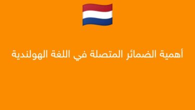أهمية الضمائر المتصلة في اللغة الهولندية