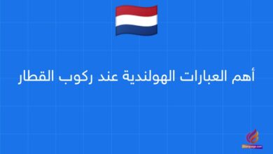 أهم العبارات الهولندية عند ركوب القطار